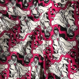 Os Disney LuLaRoe pink jasmine Bnwt